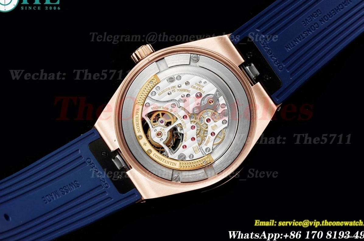 BBR RU Overseas Tourbillon ref Stk 6000V Blue RG 0318